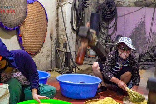 Làng cốm Mễ Trì rộn ràng vào mùa vụ mới