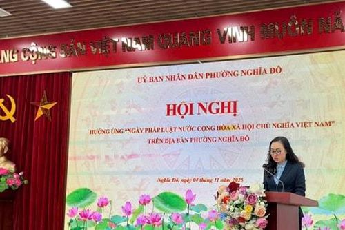 Phường Nghĩa Đô lan tỏa tinh thần thượng tôn pháp luật trong cộng đồng