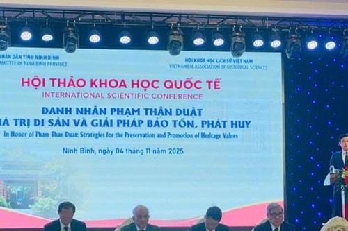 Ninh Bình tổ chức Hội thảo khoa học quốc tế tôn vinh danh nhân Phạm Thận Duật