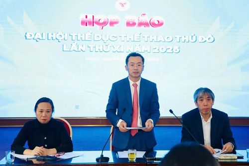 Tổ chức 25 môn thi đấu tại Đại hội Thể dục Thể thao Thủ đô lần thứ XI
