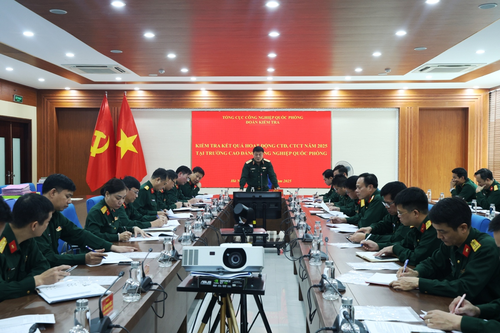 Trường Cao đẳng Công nghiệp Quốc phòng thực hiện toàn diện hoạt động công tác Đảng, công tác chính trị