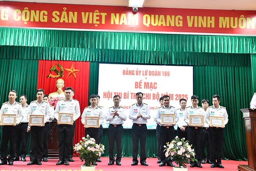 Lữ đoàn 169 Hải quân: Hội thi bí thư chi bộ năm 2025