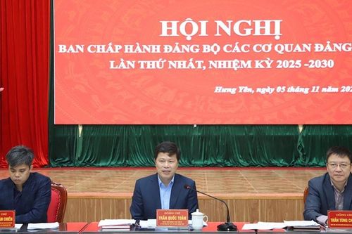 Chỉ định ông Trần Quốc Toản giữ chức Bí thư Đảng ủy các cơ quan Đảng tỉnh Hưng Yên, nhiệm kỳ 2025 - 2030