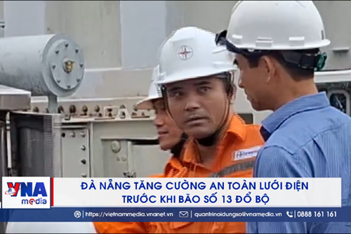 Đà Nẵng tăng cường an toàn lưới điện trước khi bão số 13 đổ bộ