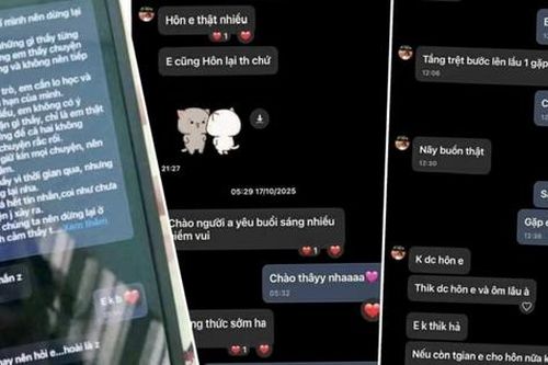 Tạm đình chỉ thầy giáo nhắn tin thân mật với nữ sinh lớp 10