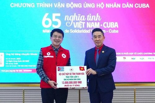 Thanh Hóa ủng hộ nhân dân Cuba hơn 21 tỷ đồng