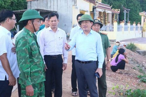 Chủ tịch UBND tỉnh Phạm Anh Tuấn: Kiên quyết không để thiệt hại về người trong bão số 13