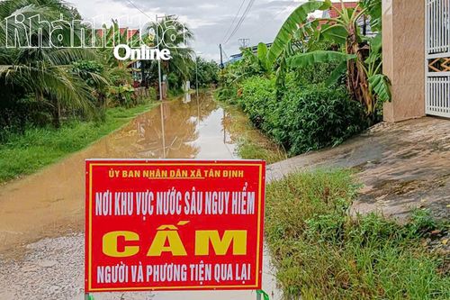 Xã Tân Định: Sẵn sàng di dời 299 hộ dân khi xảy ra bão số 13