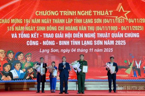 Chương trình nghệ thuật đặc sắc chào mừng 194 năm Ngày thành lập tỉnh và 116 năm ngày sinh đồng chí Hoàng Văn Thụ