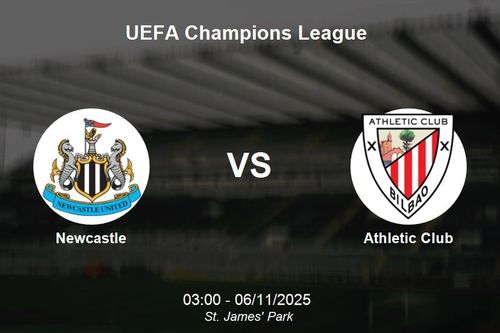 Nhận định Newcastle vs Athletic Club - Champions League