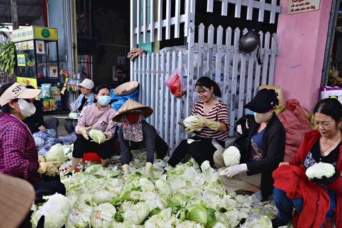 Người dân Lâm Đồng hỗ trợ 16 tấn rau xanh và gạo cho bà con vùng lũ lụt miền Trung
