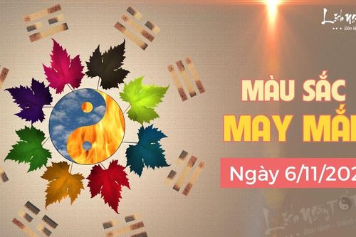 Màu sắc may mắn ngày 6/11/2025 cho từng Mệnh theo phong thủy