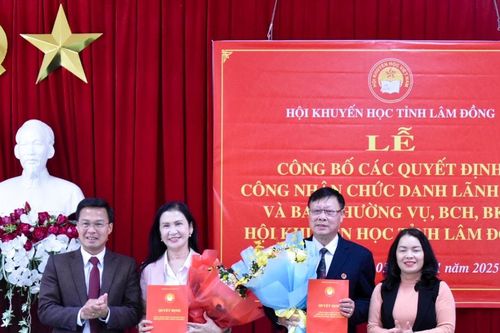 Bà Tôn Thị Ngọc Hạnh giữ chức Chủ tịch Hội Khuyến học tỉnh Lâm Đồng