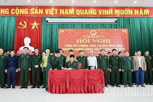 Cụm thi đua số 4 Hội CCB tỉnh tổ chức hội nghị tổng kết công tác thi đua năm 2025