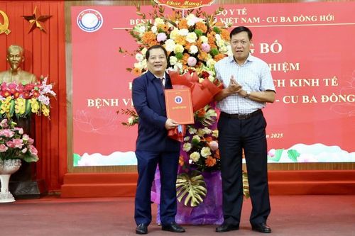 Công bố quyết định bổ nhiệm Phó Giám đốc Bệnh viện hữu nghị Việt Nam-Cuba Đồng Hới