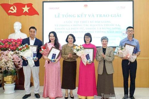 Tuyên Quang có 1 tập thể và 1 cá nhân đạt giải Cuộc thi thiết kế bài giảng về phòng, chống tác hại của thuốc lá