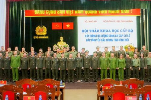 Xây dựng lực lượng Công an cấp cơ sở đáp ứng yêu cầu, nhiệm vụ trong tình hình mới