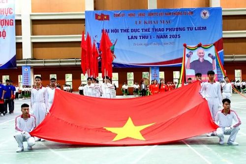 Gần 3.000 người tham gia Đại hội thể thao phường Từ Liêm