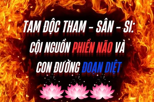 Tham - Sân - Si là cội nguồn phiền não và cách đoạn diệt