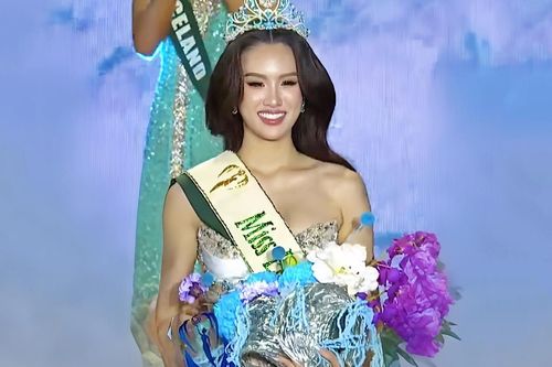 Đại diện Việt Nam giành ngôi vị Á hậu 2 Hoa hậu Trái đất 2025