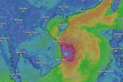 Biển Quy Nhơn nổi sóng, nước dâng cao nguy hiểm