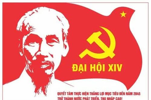 Triển lãm tranh cổ động tấm lớn tuyên truyền Đại hội XIV của Đảng