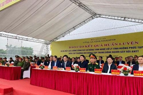 Xây dựng lực lượng Cảnh sát cơ động Ninh Bình vững mạnh, tinh nhuệ