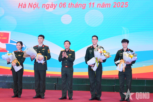 Học viện Kỹ thuật Quân sự tổ chức Hội thi tìm hiểu pháp luật năm 2025