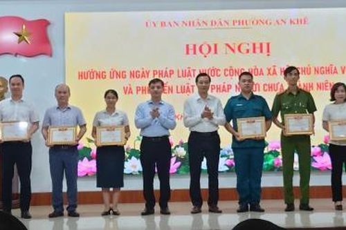 Phường An Khê phát động hưởng ứng Ngày Pháp luật Việt Nam 9-11