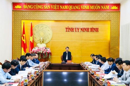 Ninh Bình: Cho ý kiến nhiều nội dung quan trọng về xây dựng Đảng và phát triển kinh tế - xã hội