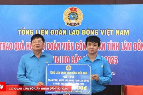Tổng Liên đoàn Lao động Việt Nam trao 500 triệu đồng hỗ trợ đoàn viên, người lao động