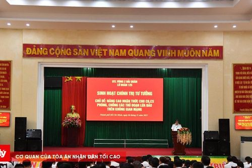 Vùng 2 Hải quân nâng cao nhận thức cho cán bộ, chiến sĩ trong phòng, chống các thủ đoạn lừa đảo trên không gian mạng