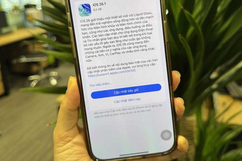 Lý do iPhone cần cập nhật iOS 26.1 ngay lập tức