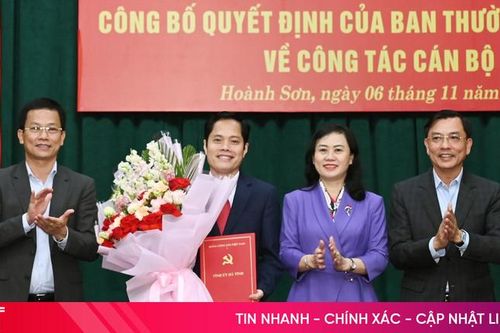 Đồng chí Nguyễn Quốc Hương giữ chức Bí thư Đảng ủy phường Hoành Sơn