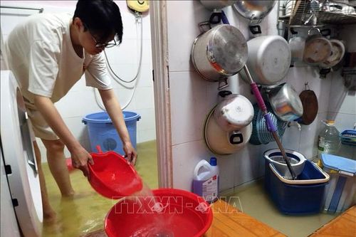 Triều cường vượt mức báo động III, gây ngập diện rộng tại Vĩnh Long