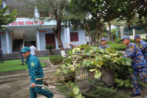 Đặc khu Trường Sa bảo đảm an toàn khi bão số 13 đổ bộ