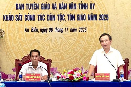 Tình hình tín ngưỡng, tôn giáo trên địa bàn 2 xã An Biên và Thạnh Đông ổn định