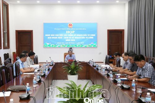 Rà soát kế hoạch đầu tư công 2026
