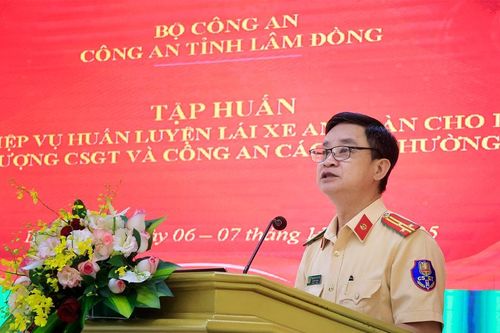 Công an Lâm Đồng tập huấn chuyên sâu về an toàn giao thông