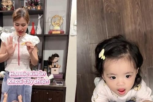 Con gái 1 tuổi của Đông Nhi gây sốt với màn 'diễn' cả sở thú