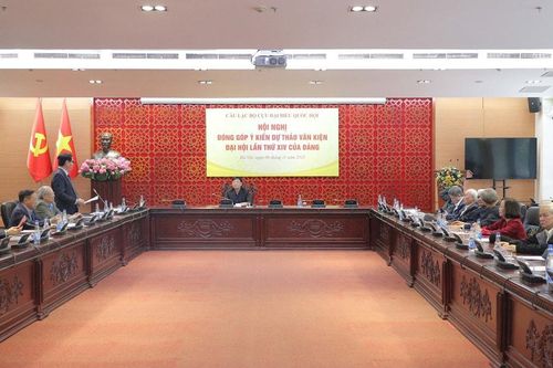 Câu lạc bộ Cựu đại biểu Quốc hội góp ý kiến dự thảo Văn kiện Đại hội XIV của Đảng