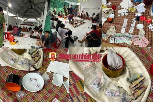 Triệt phá điểm lắc tài xỉu, tạm giữ trên 120 triệu đồng