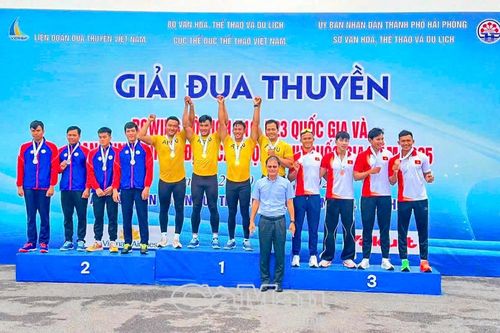 Đội Canoeing Cà Mau đoạt 10 huy chương quốc gia