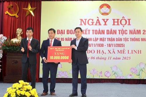 Ấm tình Ngày hội Đại đoàn kết ở thôn Do Hạ, xã Mê Linh