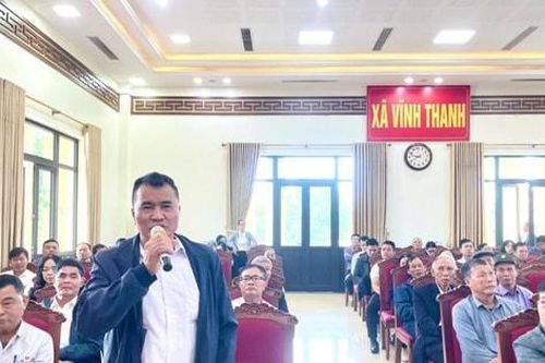 Người dân xã Vĩnh Thanh kiến nghị về quản lý đất đai, trật tự xây dựng