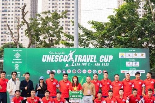 Khai mạc Giải Bóng đá UNESCO Travel Cup 2025: Lan tỏa tinh thần đoàn kết trong cộng đồng du lịch