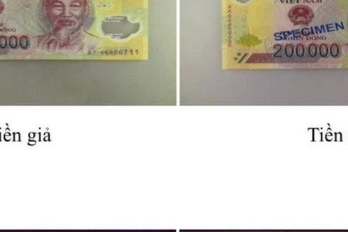 Cao Bằng: Phát hiện hàng chục tờ tiền giả mệnh giá 200.000 đồng