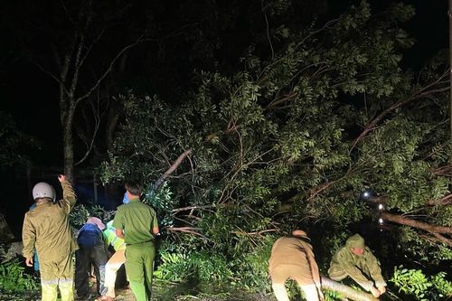Công an Đắk Lắk khẩn trương khắc phục hậu quả cơn bão số 13