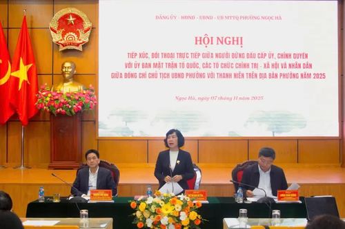 Tăng cường đối thoại, lắng nghe người dân để phát triển phường Ngọc Hà bền vững