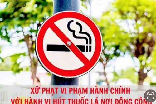 Mức xử phạt đối với hành vi hút thuốc lá nơi công cộng